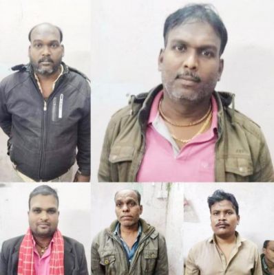 5 जुआरी पकड़ाए