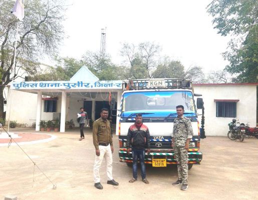 रायगढ़ में खपाने ओडिशा से लाई जा रही अवैध धान जब्त