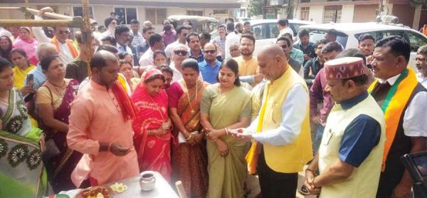 चौमुखी विकास के लिए संकल्पित है भाजपा सरकार - किरणदेव