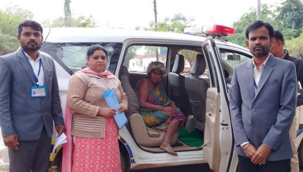 मानसिक रोगी महिला का रेस्क्यू कर भेजा अस्पताल