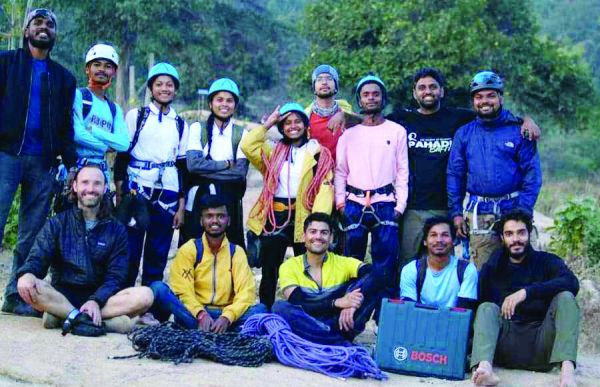 दस दिनी रॉक क्लाइम्बिंग इंटरनेशनल वर्कशॉप का  समापन