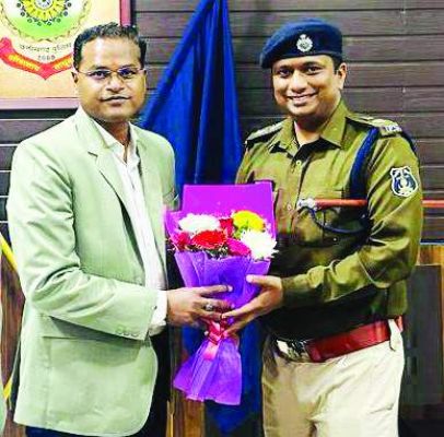 रायगढ़ के नए एसपी ने संभाला पदभार 