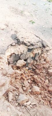 10 किलो  का बम बरामद, किया निष्क्रिय