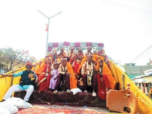 सर्व समाज सामूहिक विवाह 11 जोड़े बंधे परिणय सूत्र में