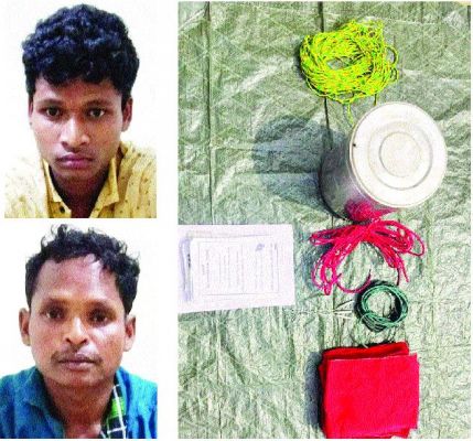 विस्फोटक सहित नक्सली गिरफ्तार, एक फरार आरोपी भी चढ़ा पुलिस के हत्थे