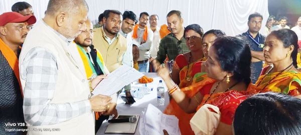 गांव चलो अभियान में  शामिल हुए किरण देव