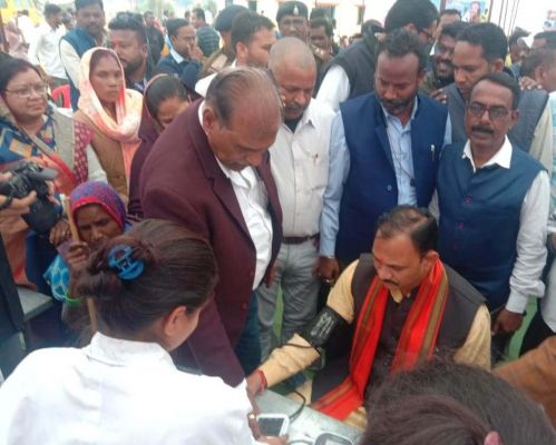 जिला स्तर स्वास्थ्य और समाधान शिविर का 459 ने उठाया लाभ