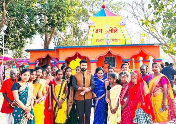 महाविष्णु यज्ञ व कलश यात्रा में शामिल हुए जिला अध्यक्ष जूदेव