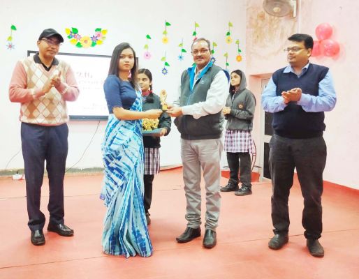 केंद्रीय विद्यालय में विदाई सह आशीर्वचन समारोह