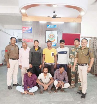 अभियान चलाकर 7 फरार  वारंटियों को किया गिरफ्तार