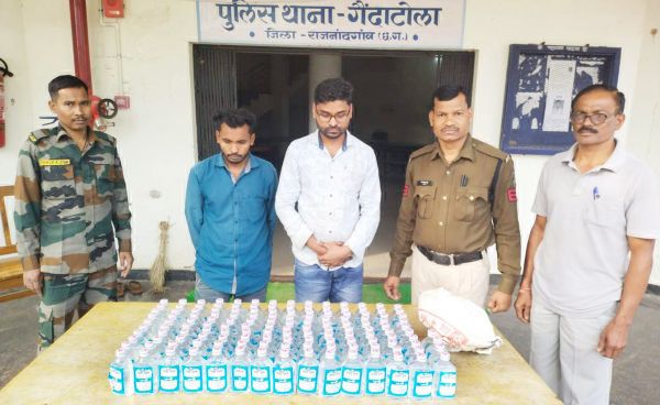 शराब परिवहन करते 2 पकड़ाए