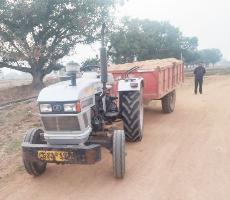अवैध खुदाई-परिवहन: 6 चैन माउंटेन मशीन सहित 57 वाहन जब्त