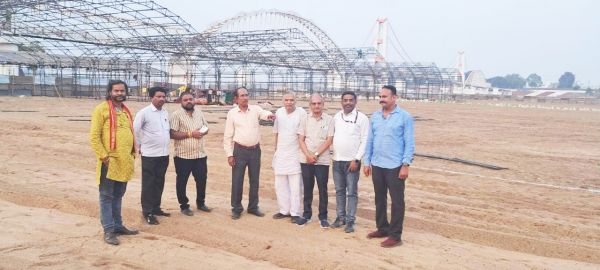 राजिम कुंभ कल्प मेला स्थल का निरीक्षण तैयारी को लेकर दिशा निर्देश