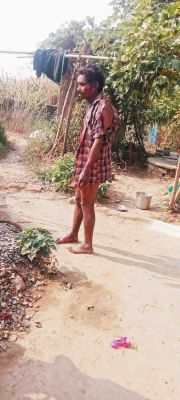 ग्रामीण पर भालू का हमला, भागकर बचाई जान, जख्मी