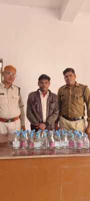 54 पौवा के साथ आरोपी पकड़ाया