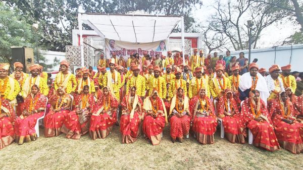 मुख्यमंत्री कन्या विवाह,  परिणय सूत्र में बंधे 65 जोड़े