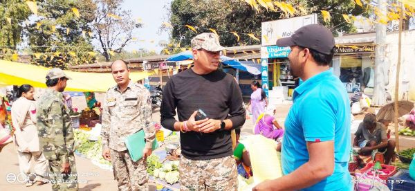 सायबर क्राइम जागरूकता अभियान, साप्ताहिक बाजार में दी समझाइश