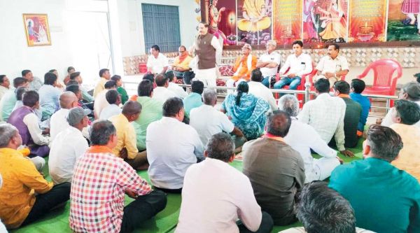 खोरपा में लाभार्थी संपर्क अभियान की कार्यशाला