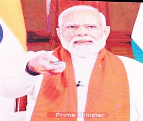 विकसित भारत विकसित छत्तीसगढ़ कार्यक्रम में वर्चुअल जुड़े पीएम