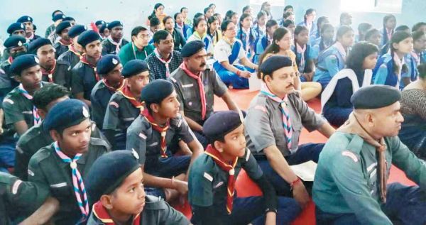 स्काउट गाइड स्थापना दिवस पर सर्व धर्म प्रार्थना आयोजित