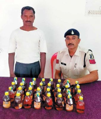 अवैध शराब बिक्री, आरोपी गिरफ्तार