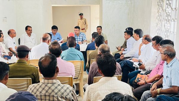 कलेक्टर-एसपी ने गिरौदपुरी मेले  की तैयारी का लिया जायजा