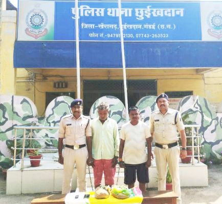 अलग-अलग मामलों में गांजा जब्त