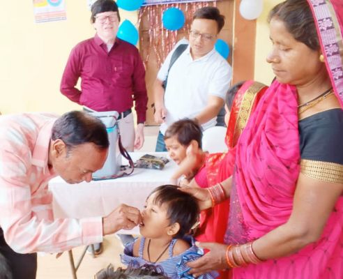 पहले दिन 25 हजार से अधिक बच्चों ने पी पोलियो ड्रॉप