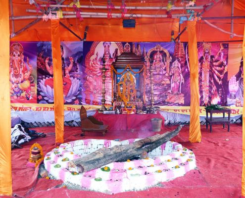 6 को संत समागम स्थल पर  सरस्वती यज्ञ का आयोजन