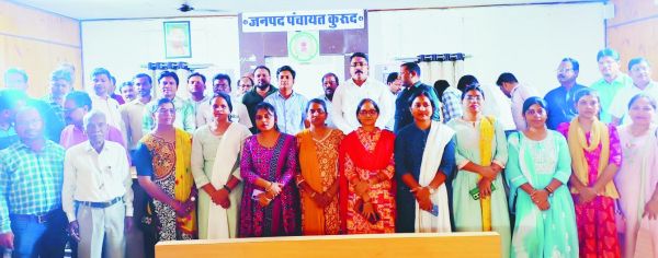 कुरुद को बेस्ट इलेक्शन अवर्ड दिलाने वाले एसडीएम डेविड को दी विदाई