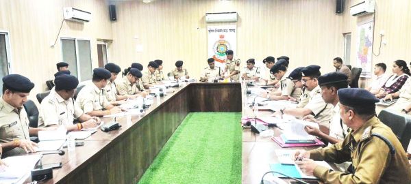 एसपी ने अपराध नियंत्रण पर दिए निर्देश