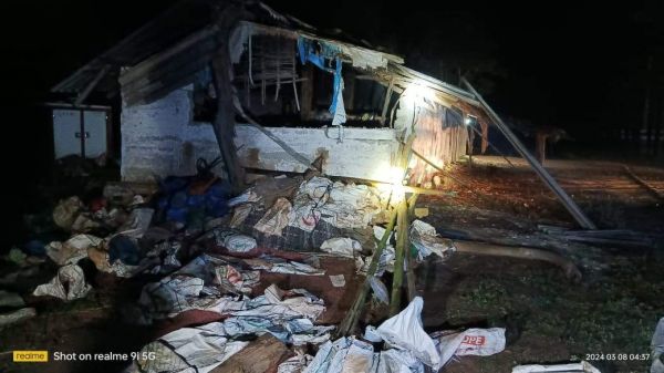 वाड्रफनगर क्षेत्र में 41 दिनों से हाथी दल का उत्पात