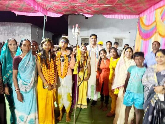 सोरम आदिवासी गोड़ समाज के शिव पूजन कार्यक्रम में शामिल हुए विधायक 