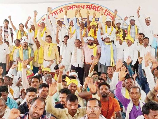 सर्व आदिवासी समाज के पदाधिकारियों का शपथ ग्रहण समारोह