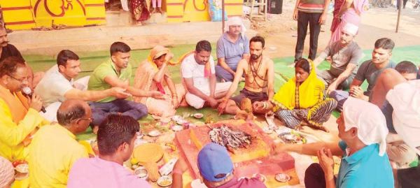 ग्रामीणों संग जवानों ने मनाया महाशिवरात्रि पर्व