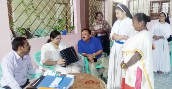 घरौंदा संस्था चिड़ईपदर का निरीक्षण