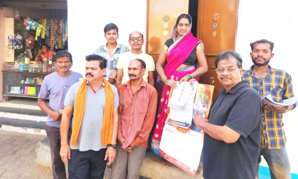 लाभार्थी संपर्क अभियान शुरू, मांगा समर्थन 