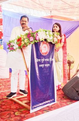 रेल परियोजनाओं का शिलान्यास में भाटापारा विधायक हुए शामिल