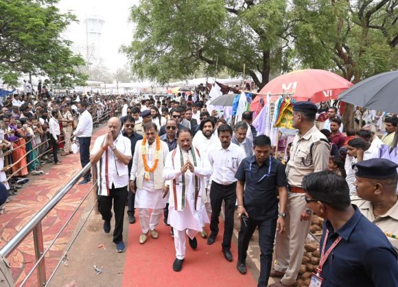 गिरौदपुरी मेला में शामिल हुए सीएम 