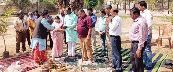 विधायक ने निर्माण कार्यों का किया भूमिपूजन