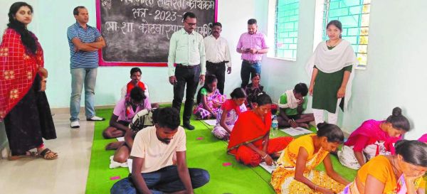 उल्लास नवभारत साक्षरता परीक्षा में 5 हजार से अधिक शामिल