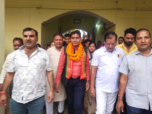 जिला प्रभारी मंत्री वर्मा ने भाजपा कार्यालय का किया उद्घाटन