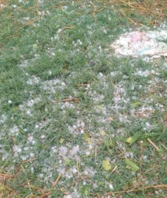 तेज हवा के साथ मूसलाधार बारिश,  ओले गिरे, फसलों को नुकसान