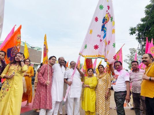 सूरजगढ़ निशान साथ सैकड़ों श्रद्धालु भटलीधाम पहुंचे 