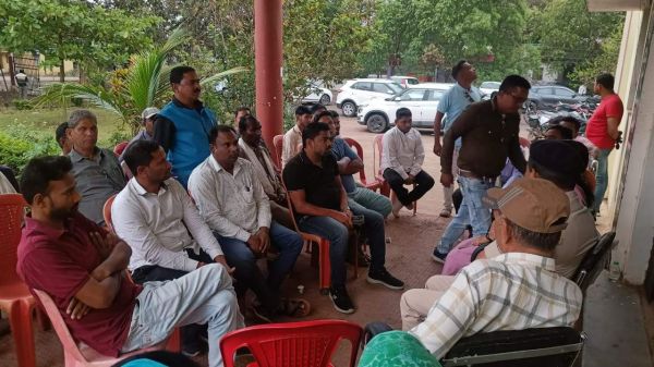 होली को लेकर स्थानीय थाना  में शांति समिति की बैठक