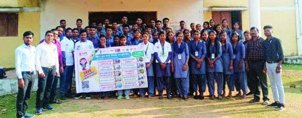 जल संरक्षण पर चित्र लेखन स्पर्धा, विजेता सम्मानित