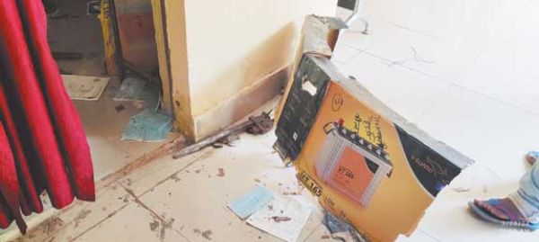 नपं दफ्तर में चोरी, सीसीटीवी कैमरे तोड़े