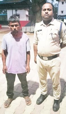 चाकू से डराने-धमकाने वाला आरोपी पकड़ाया