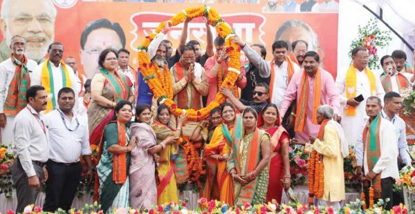 भाजपा सरकार में सब काम हो रहा सांय-सांय, कांग्रेस का हो रहा बाय-बाय- विष्णु देव