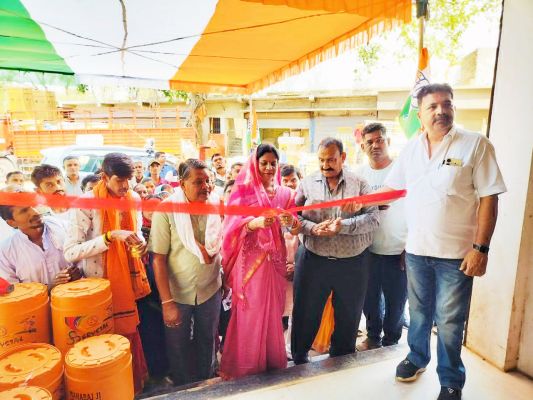 विधायक की उपस्थिति में लोस चुनाव कार्यालय का शुभारंभ